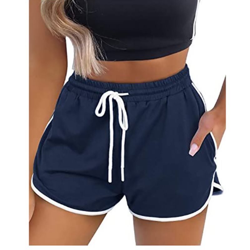 Womens Shorts with Pockets Tie Dye Athletic Shorts Plain Lounge Shorts : Sports Outdoors