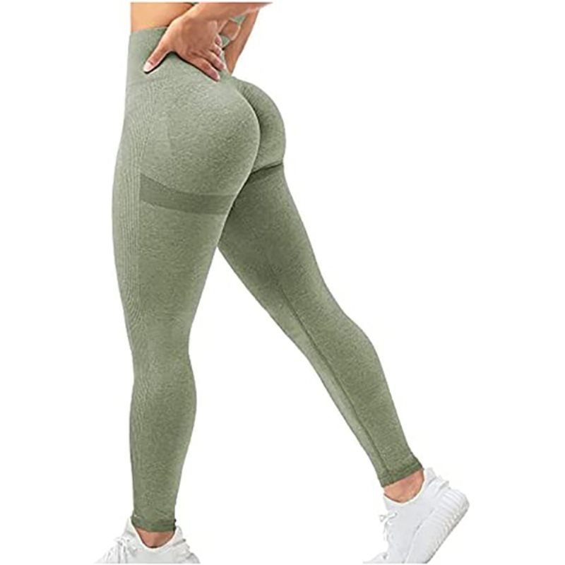 Scrunch Butt Lift Leggings for Women Workout Pants Ruched Booty High Waist Seamless Leggings Compression Tights : Sports  Outdoors