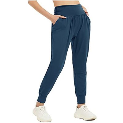 Womens Joggers Pants with Pockets High Waisted Sweatpants Loose Harem Lounge Workout Pants at Women