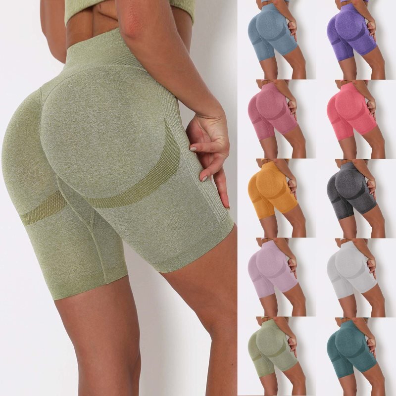 Damskie spodenki do jogi akardowe Spandex biodra podnoszenie legginsy bieganie Fitness spodenki sportowe spodenki gimnastyczne spodenki dla motocyklisty damskie trening